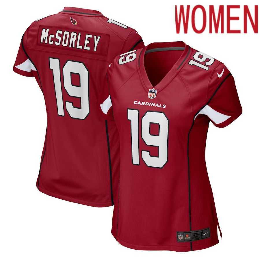 Women Arizona Cardinals 19 Trace McSorley Nike Cardinal Game Player NFL Jersey